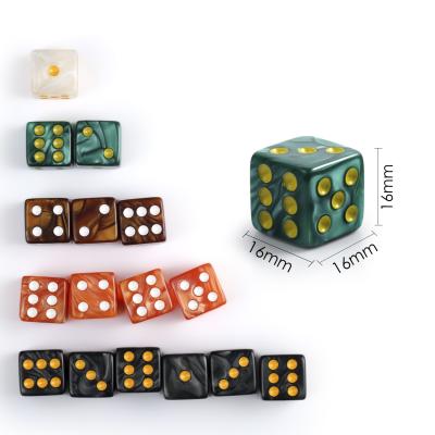 China Acylice Dnd Custom Dies Standard 6 Sided Game D6 Plastic Board Game Die Cut Pieces With Series Or 12mm , 8mm 16MM .14mm 19mm Square for sale