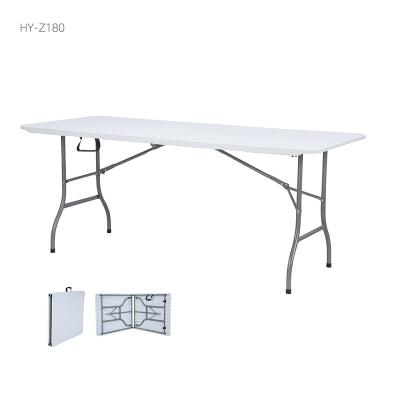 China 8 foot modern plastic folding table rectangular plastic for sale folding party table for sale