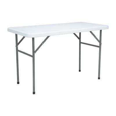 China 4FT HY-C122A MODERN PLASTIC 122CM OUTDOOR EASEL TABLE FOR CAMPER AND DINING for sale