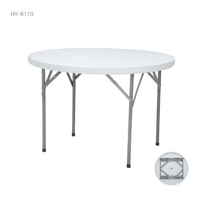 China Modern portable 6 foot folding table plastic folding table cheap used round banquet tables for sale for sale