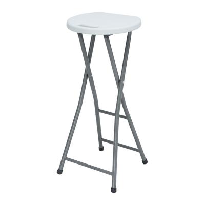 China Wholesale HDPE Travel Folding Plastic Round Stool (Height) Adjustable for sale