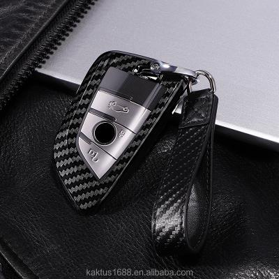 China Eco-friendly for BMW 7 6 series X1\2\3\4\5\6\ GT car key shell 5\7 series filament cover carbon PC carbon key case for sale