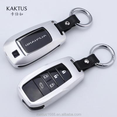 China Eco-friendly Car Key Case For Toyota Alphard Vellfire Aluminum Alloy Protect Cover Car Key Shell for sale