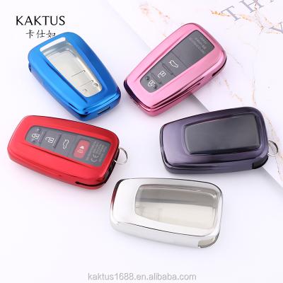 China Eco-friendly For PRADO C-HR IZOA AVALON Car Key Case Toyota Car Key Shell CAMRY TPU Protect Cover Carkey for sale