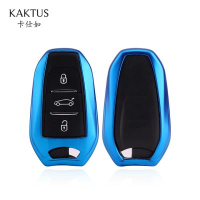 China Eco-friendly For Citroen PEUGEOT Citroen C4L/C5/C6 C5 AIRCROSS DS 4S/5/5LS/6 Car Key Case TPU Protect Cover Carkey Shell for sale