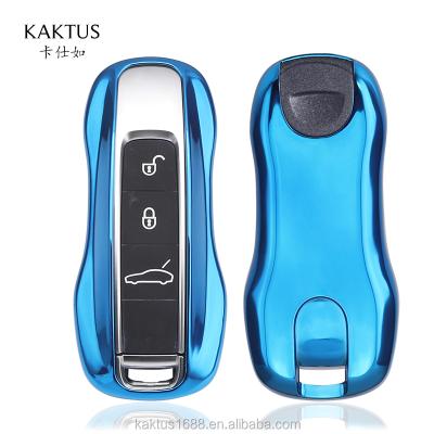 China Eco-friendly For Porsche 18 Cayenne 17 Panamera Car Key Case TPU Protect Cover Carkey Shell for sale