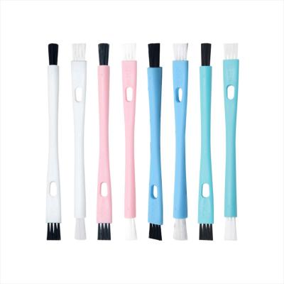 China China Manufacturer Viable Small Cleansing Long Handle Double Head Cleaning Brush for sale