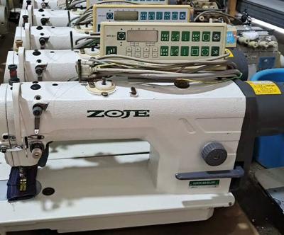 China Cool 9701 zoje used computer lockstitch automatic trimming sewing machine color and good condition clothing handbag good condition for sale