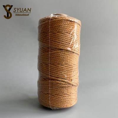 China Viable Hot Sale 30 Colors Available Diy Cotton Macrame Rope Christmas Gift Wrapping Full Color Cotton Rope 3mm Coiling for sale