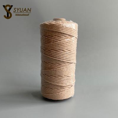 China Sustainable Factory Directly Wholesale 3mm Cotton Rope Macrame for sale