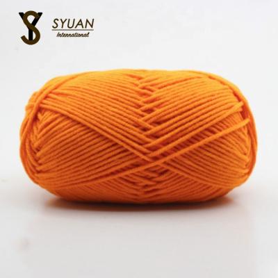 China 100%Sustainable Milk Combed Cotton Yarn For Kntting Ball for sale