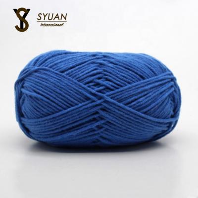 China Factory viable directly OEM& odm milk cotton 4ply 5ply 6ply 8ply crochet knitting yarn for sale