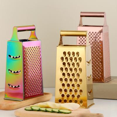 China High Quality Sustainable Multi Functional Kitchen Accessories Stainless Steel Flat Food Grater for sale