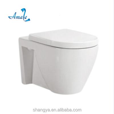 Chine Double-Flow European Style Toilet Hotel Wall Hit Toilet With Concealed Water Tank And Toilet Seat Cover à vendre