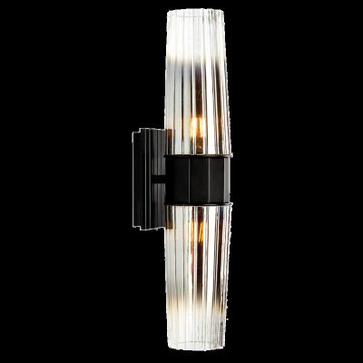 China Modern Modern Clear Glass Gradient Decoration Wall Lamp Hotel E26 Indoor Wall Light for sale