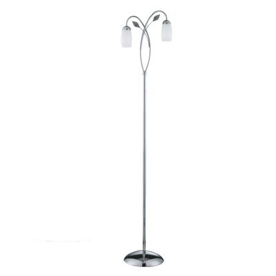 China 2 X 7w Industry Chrome Finish High Quality Retro Home LED Energy Saving Floor Lamp for sale