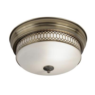 China Retro Surface Mounted Round Ceiling Light Fixture For Living Room Bedroom for sale