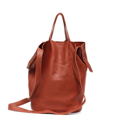 China Women Handbag Shoulder Bags Natural Genuine Leather Cowhide Top-handle Female Soft Slouchy Cross Daily Street/Diary Carry/Work/Shopping/Travel Retro - Body Bucket Shopping Tote for sale