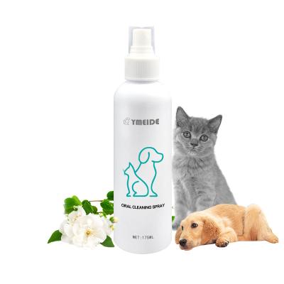 China Viable Private Dog Cats Dog Logo Breath Freshener Pet Spray Dental Water Additive Oral Spray for sale