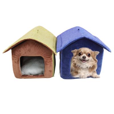 China PNB Breathable Free Samples Customization Dogs Toy Warm Solid Indoor House Private Pet Cat Bed Dog Bed for sale