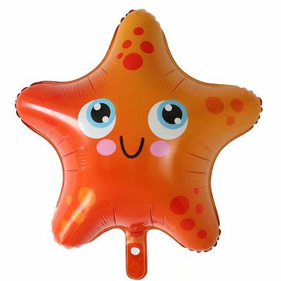 China Birthday Party/Decorative Floating Balloon Seahorse Starfish Cartoon Decorative Balloon Valentine's Day Birthday Party/Wedding Party Marine Animal Air Ball New for sale