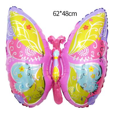 China Birthday Party Decoration Animal Balloons/Valentine's Day Balloon/Christmas Wedding Party Shape Cartoon Decorative Butterfly Foil Balloon for sale