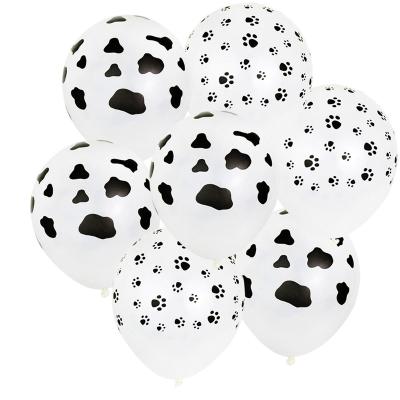 China Hot Selling Decoration Gift Glitter And Handprint 12 Inch Halloween Party Balloon Set for sale