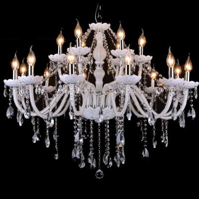 China Large modern European hotel modern minimalist crystal chandeliers pendant lamp villa stairwell hall decoration lighting for sale