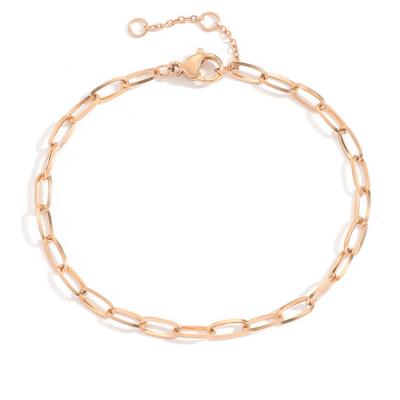 China ZJYS25114 Fashion Environmental Friendly Jewelry Women Bracelet, Popular Summer Season Trending Chain Bracelet Cuban Link for sale