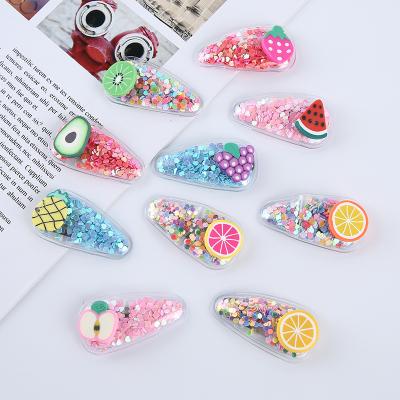 China Cute Colorful Sweet Girl Cartoon Flowers Fruit Hairpin Children Hairband Hairpin Hair Accessories for sale