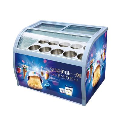 China Single-temperature island freezer for supermarket ice cream gelota showcase for sale