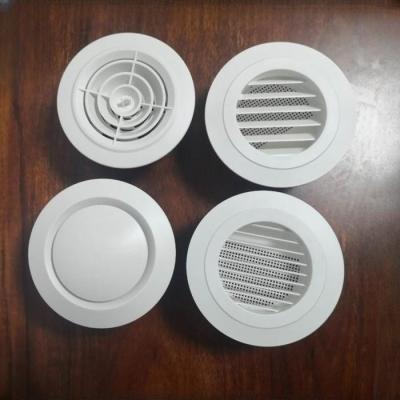 China Modern Custom Wall Mounting ABS Plastic Air Outlet Fresh Air Ventilation System Grills HVAC Parts for sale