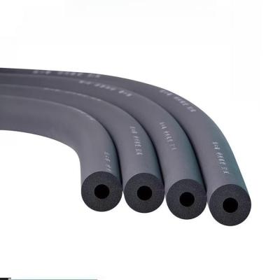 China Modern air conditioning parts 1/4 3/8 rubber insulated for air conditioning copper tube HVAC insulation rubber tube for sale