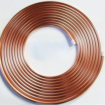 China Industrial Hot Sale Roll Pancake Copper Pipe Coil 3/8 1/4 Air Condition Refrigerator Insulation CopperTube HVAC Room for sale