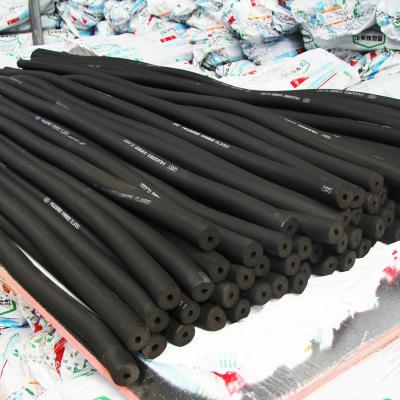 China Industrial Wholesale Black Rubber Foam Insulation Pipe Air Conditioner Insulated Pipe Tube Refrigeration HVAC for sale