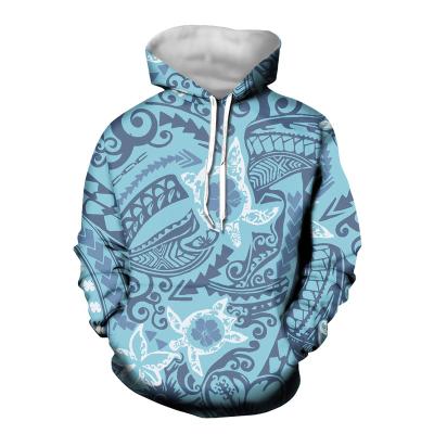 China Anti-wrinkle Hawaii Hibiscus Sea Turtle Printing Pullover Hoodie Polynesian Samoa Tribal Custom Hoodies Fashion Women Sweater For Sport for sale