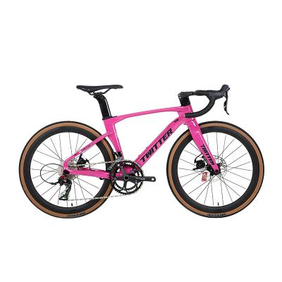 China Popular 700C Disc Brake Thru Axle 12*142mm 22 Speed ​​Carbon Fiber Kids Road Bike for sale