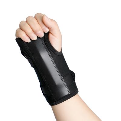 China Thumb Loop Carpal Tunnel Wrist Brace Night Support Metal Wrist Splint Arm Stabilizer Brace for sale