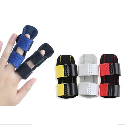 China Thumb Loop Finger Protector Adjustable Flexible Finger Brace Guard Splint Finger Arthritis Support for sale