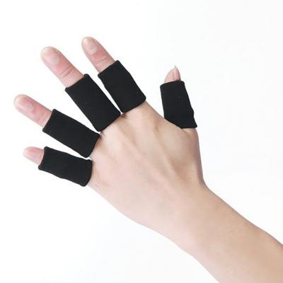 China Elastic& wholesale Breathable On Amazon Safe Finger Brace Cushion Pressure Finger Protection Sleeve Thumb Braces Protector for sale