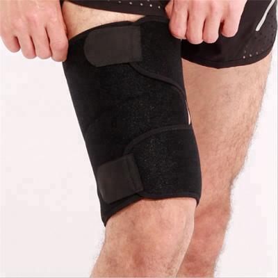 China Comfortable Sports Neoprene Durable Fitness Thigh Sleeve Thigh Pad Support for sale