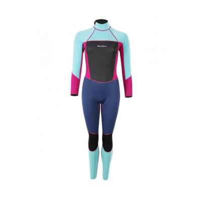 China Antibacterial Seaskin 3/2mm Women's Full Back Zip Wetsuit For Surfing for sale