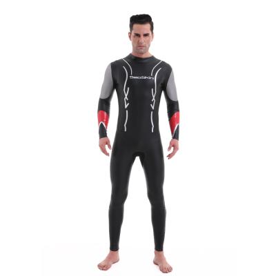 China Seaskin Anti-UV Long Sleeve Back Zip Wetsuit Neoprene Triathlon Wetsuit For Men for sale