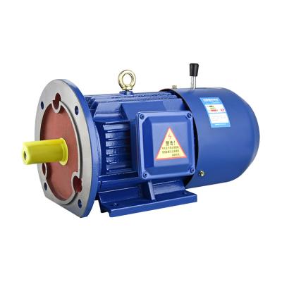 China Totally Enclosed YEJ 4 Pole 2.2kw Mighty Electromagnetic Brake Ac Three-phase Asynchronous Motors for sale