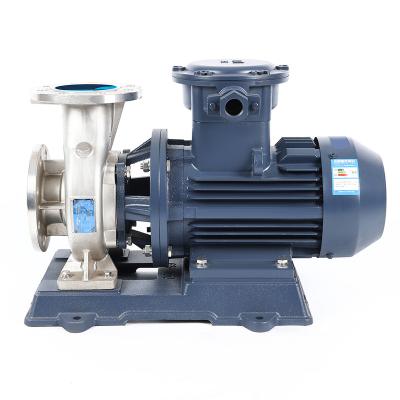 China Other ISWHB Horizontal Stainless Steel Explosion Proof Pipeline Centrifugal Pump for sale