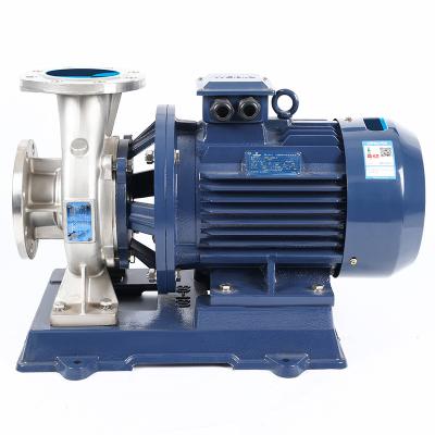 China Other ISWH Horizontal Stainless Steel Single Stage Single Suction Pipeline Centrifugal Pump for sale