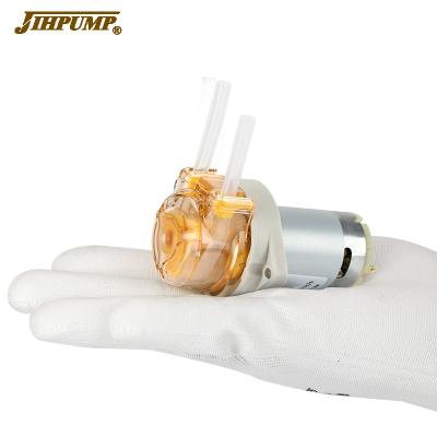 China Automotive Industry JIHPUMP DC 12V 24V Volt Mini Micro OEM Peristaltic Pump Small For Food Grade Medical Honey Soap Water Liquid Dosing Pumps Price for sale