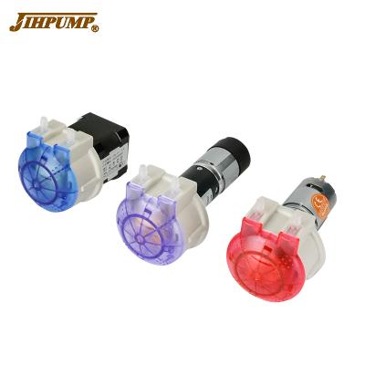 China Automotive Industry JIHPUMP Small OEM High Quality Micro Peristaltic Medical Water Pump Stepper Motor DC 6v 12v 24v Precision Liquid Dosing Pumps for sale