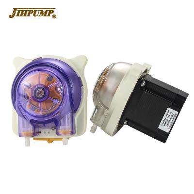 China Automotive Industry JIHPUMP MN4 Stepper Motor AC Hose Pump 12v 24v 220v Liquid Dosing Peristaltic Pumps Small 500 Mini for sale