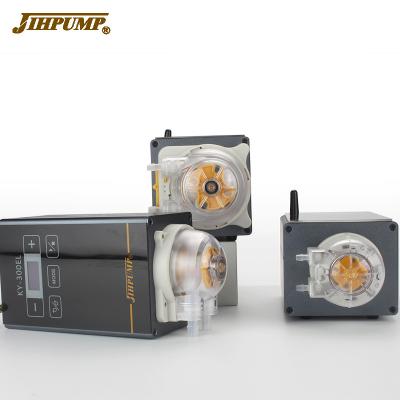 China Automotive Industry JIHPUMP KY-300EL 110V 220v Stepper Motor High Precision 12V 24V Liquid Dosing Peristaltic Pump for sale